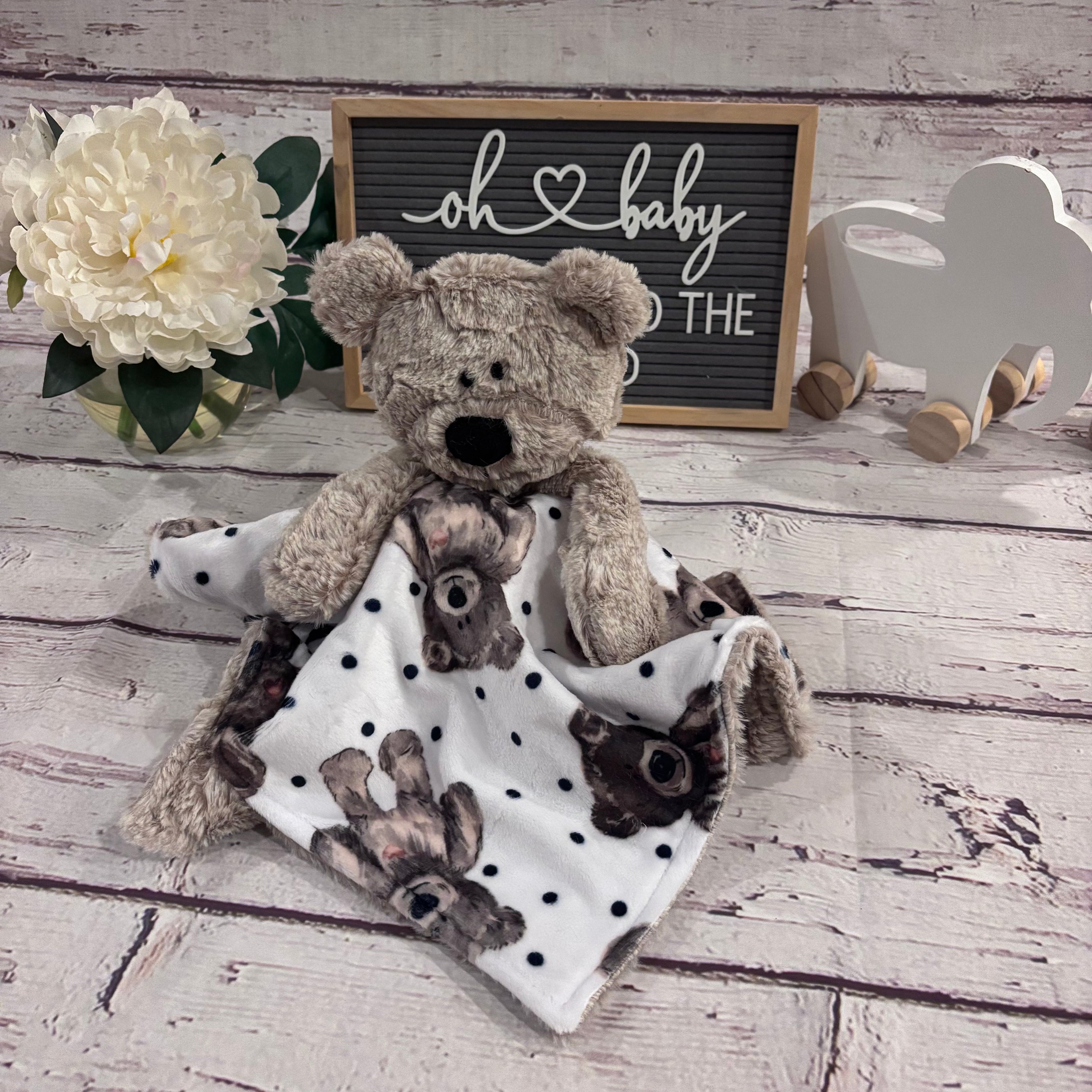 Bear Head Lovey