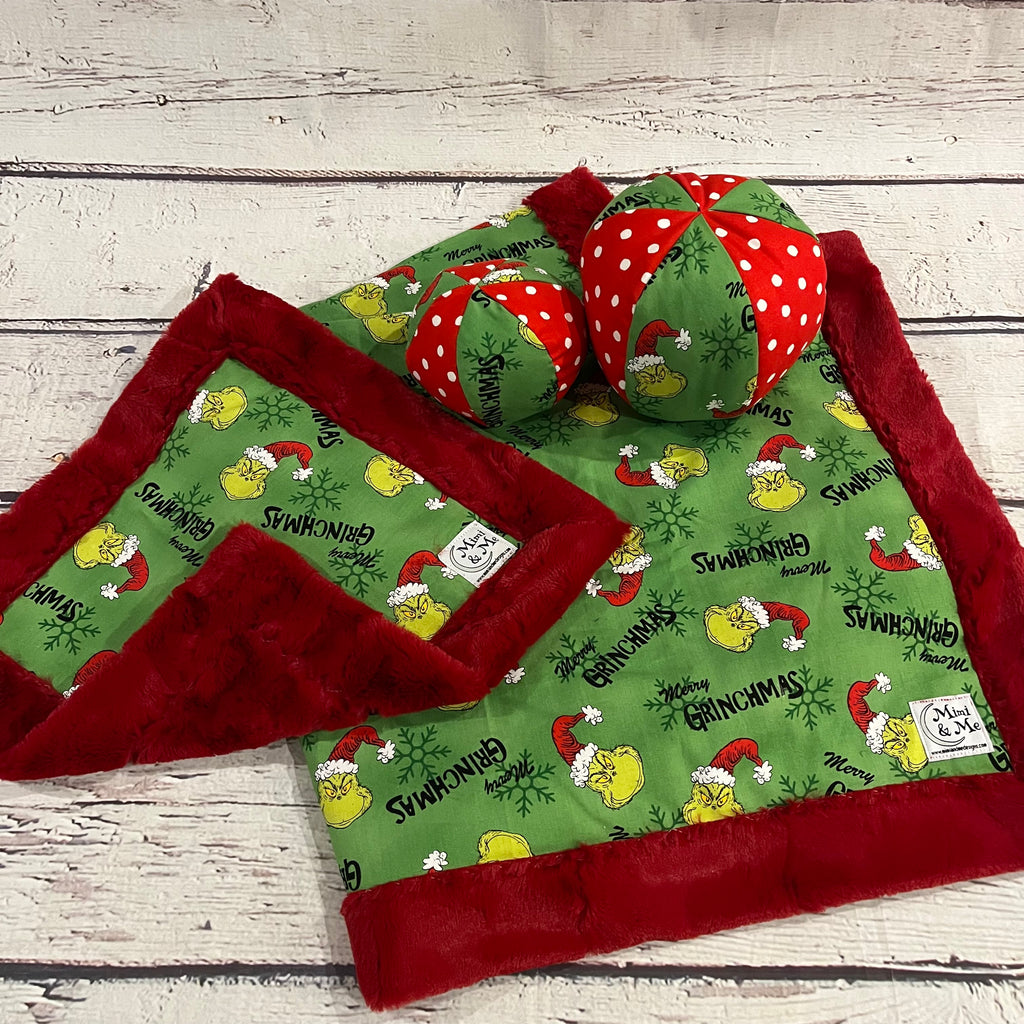 Grinchmas Green & Red Plush