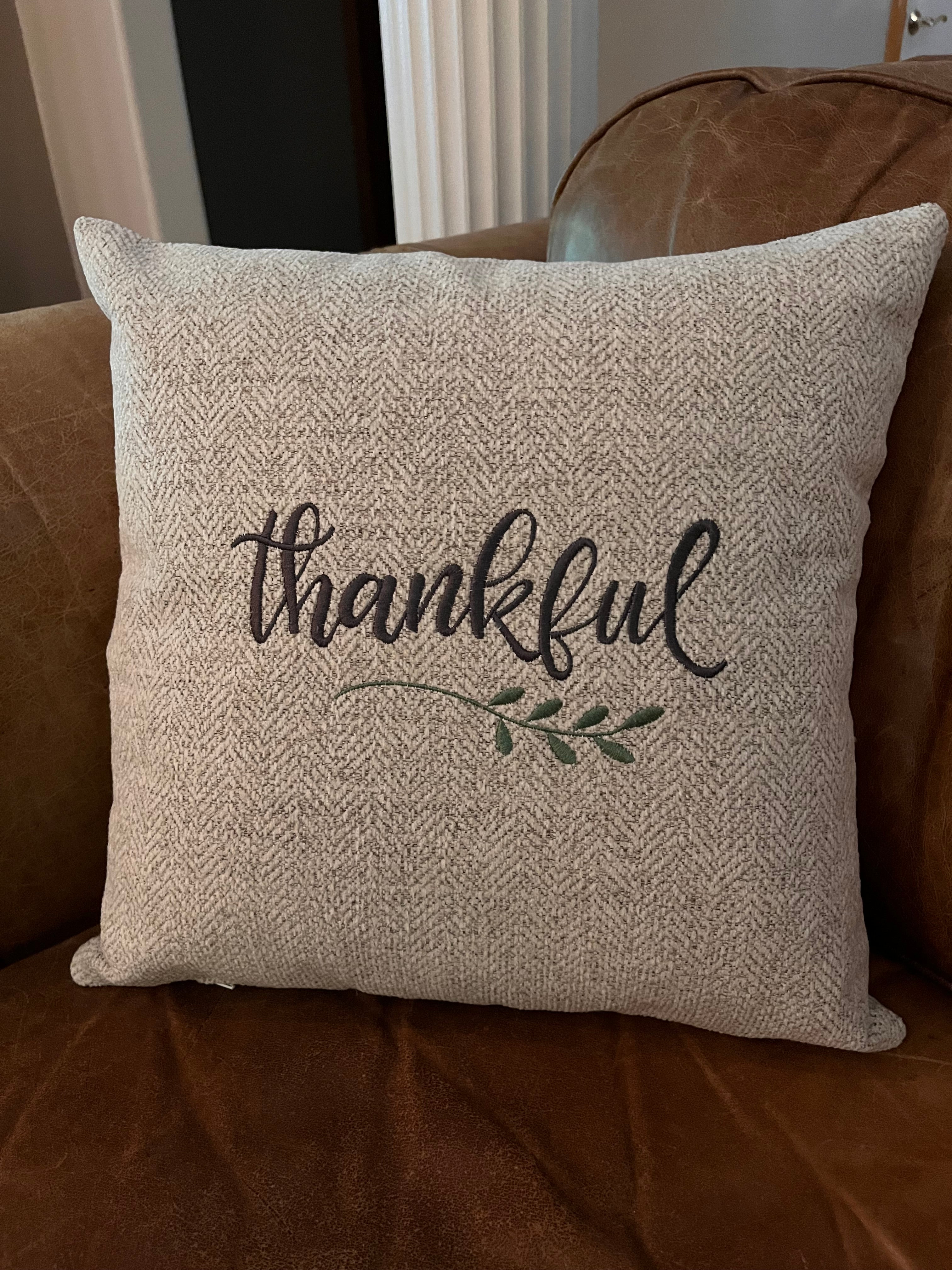 Thankful Pillow - 18"