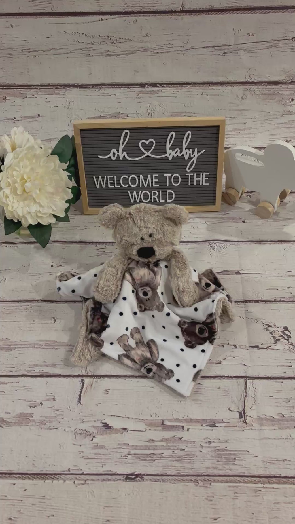 Bear Head Lovey