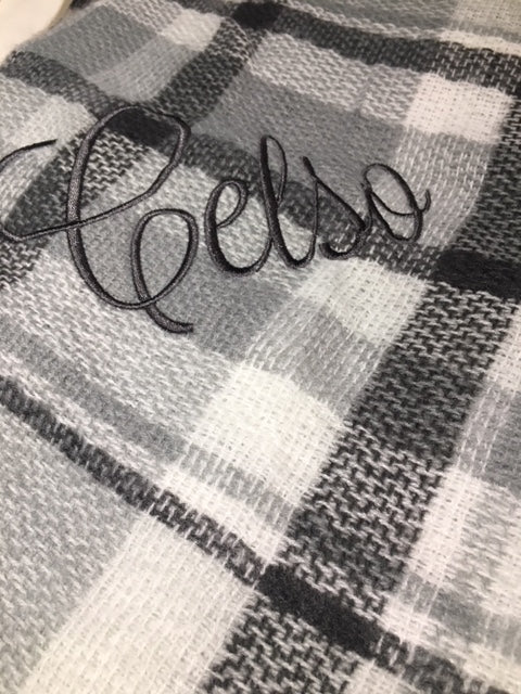 Personalized Wrap/Throw/Table Scarf